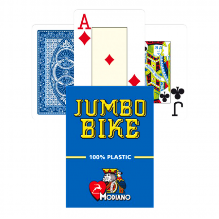 Jumbo Bike Trophy Playing kortos (mėlynos)